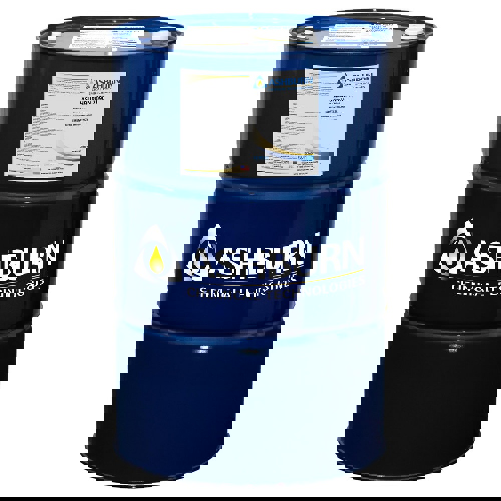 ASHBURN 7090 Semi-Synthetic Coolant Blue 55 Gallon Drum