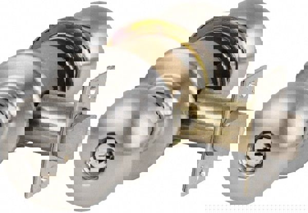 Satin Chrome Storeroom Knob Lockset