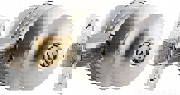 Satin Chrome Storeroom Knob Lockset