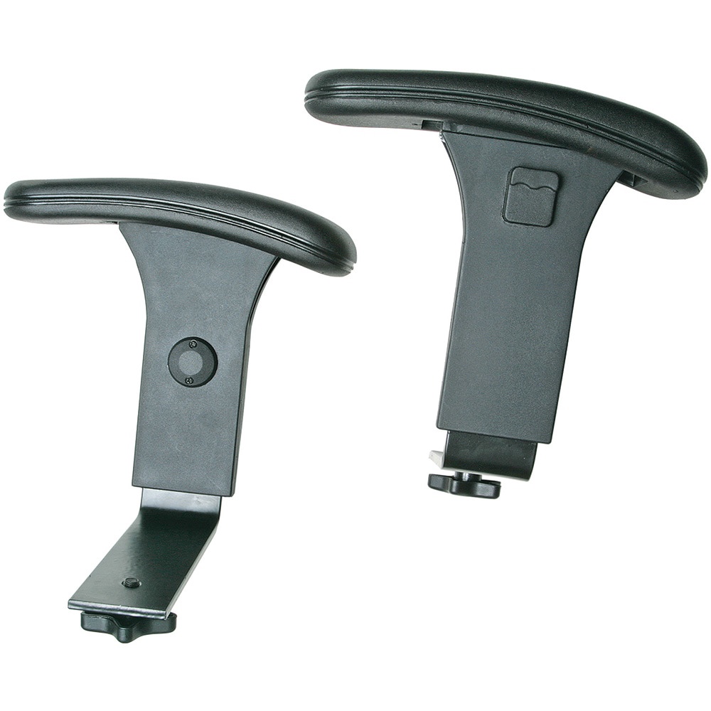 2 Piece Kit Black Adjustable Arms