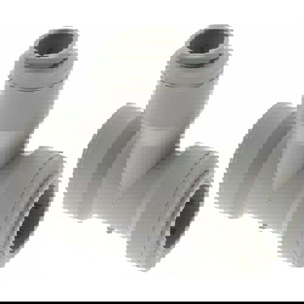 Push-To-Connect Tube to Tube Tube Fitting: Union Tee, 1/2