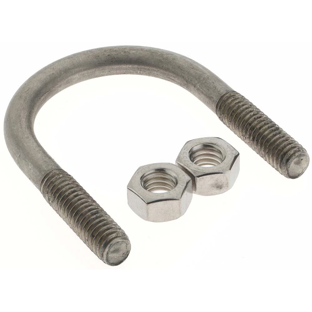 Round U-Bolt: Without Mount Plate, 5/16-18 UNC, 1
