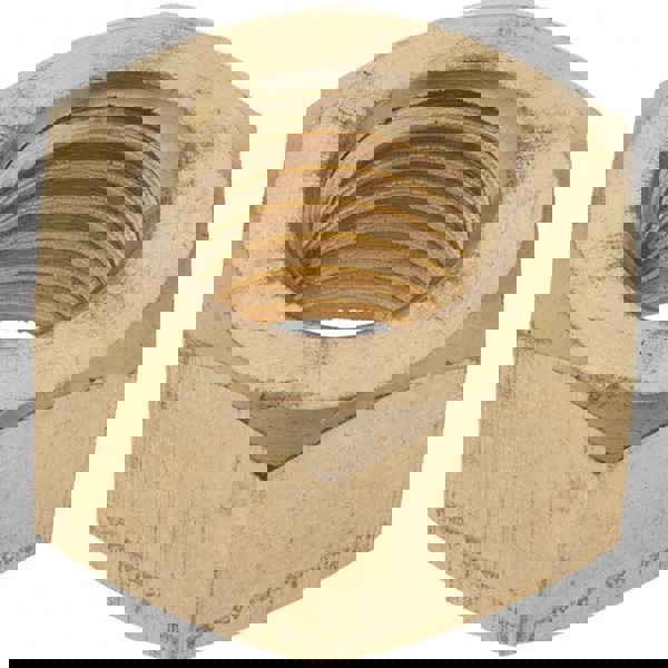 3/4-10 UNC Brass Right Hand Heavy Hex Nut