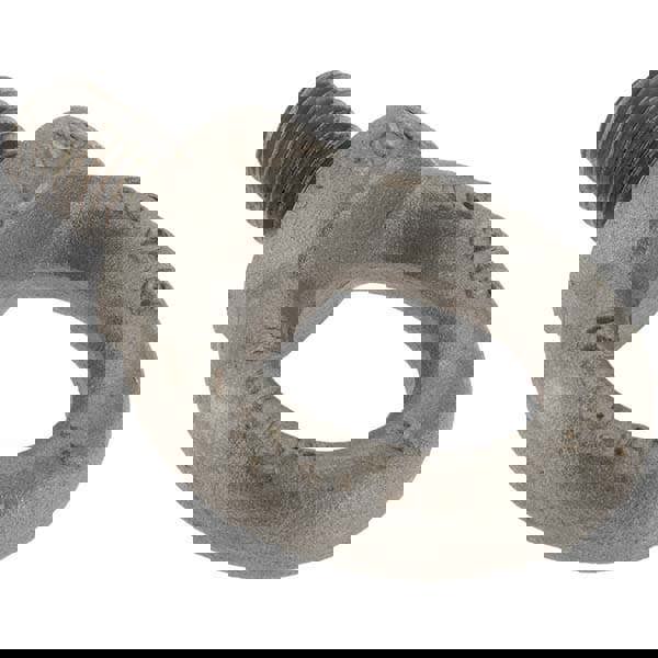 Fixed Lifting Eye Bolt: With Shoulder, M24 x 3.00 Thread, Grade 1015 Steel