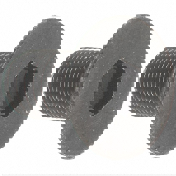 Flat Socket Cap Screw: M3x0.5, 12.9 Alloy Steel, Black Oxide Finish