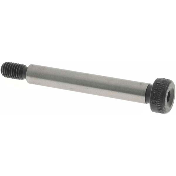 Shoulder Screw: 6 mm Shoulder Dia, 40 mm Shoulder Length, M5x0.80, 12.9 Alloy Steel, Hex Socket