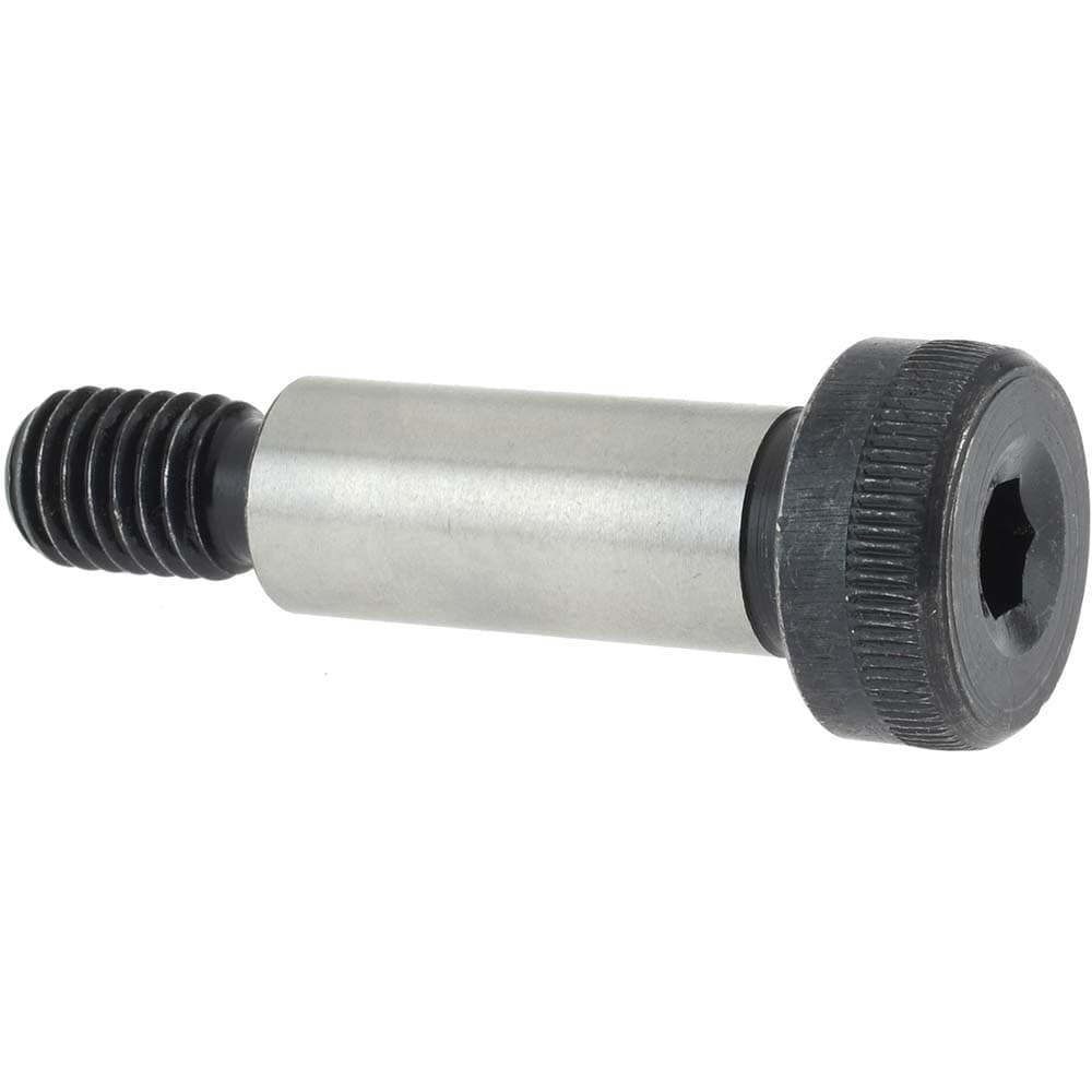 Shoulder Screw: 10 mm Shoulder Dia, 25 mm Shoulder Length, M8x1.25, 12.9 Alloy Steel, Hex Socket