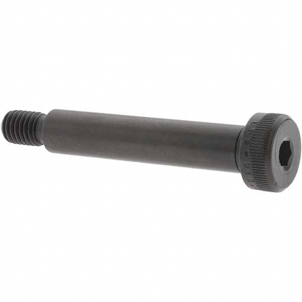 Shoulder Screw: 10 mm Shoulder Dia, 50 mm Shoulder Length, M8x1.25, 12.9 Alloy Steel, Hex Socket