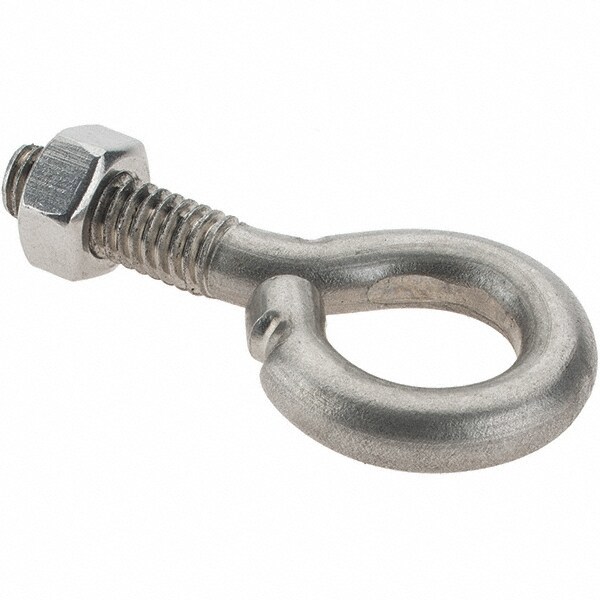5/16-18, Stainless Steel Wire Turned Open Eye Bolt