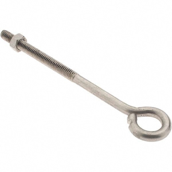 5/16-18, Stainless Steel Wire Turned Open Eye Bolt