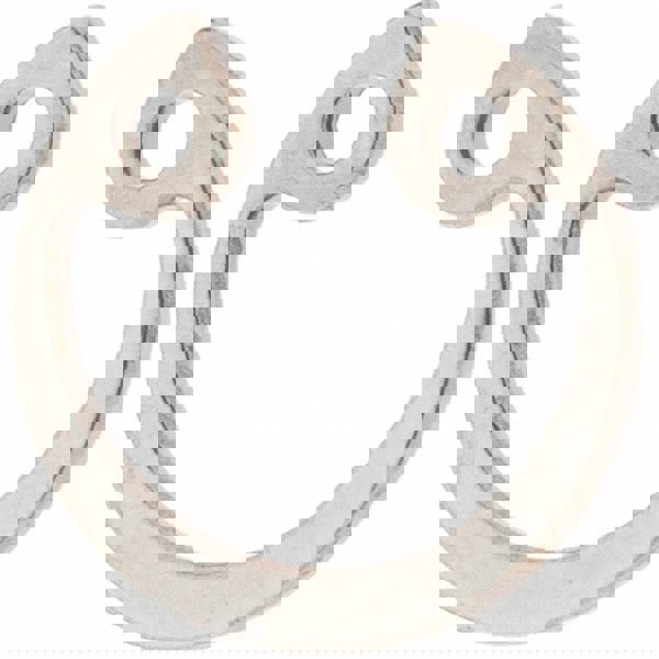 External Snap Retaining Ring: 8.41 mm Groove Dia, 8 mm Shaft Dia, 420 Stainless Steel, Phosphate Finish