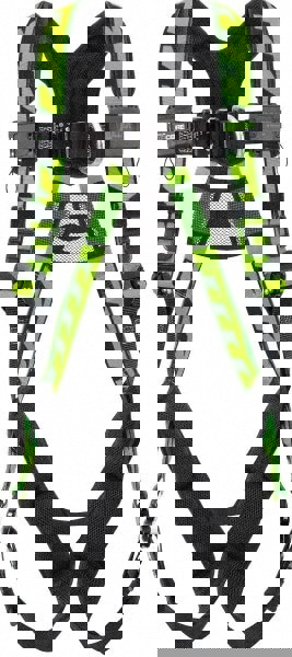 Fall Protection Harnesses: 400 Lb, AirCore Single D-ring Style, Size Universal