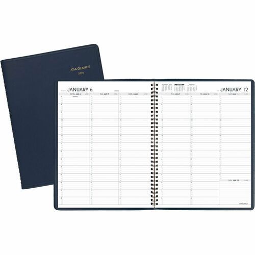 BOOK,APT WKLY,8.5X11,NVBE