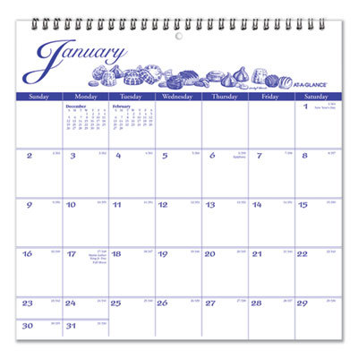 Wall Calendar: 12 Sheets