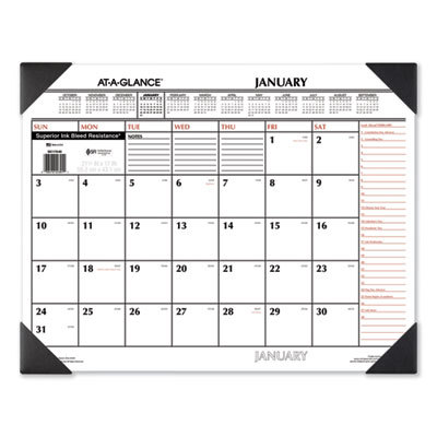 Desk Pad: 12 Sheets, Planner Ruled
