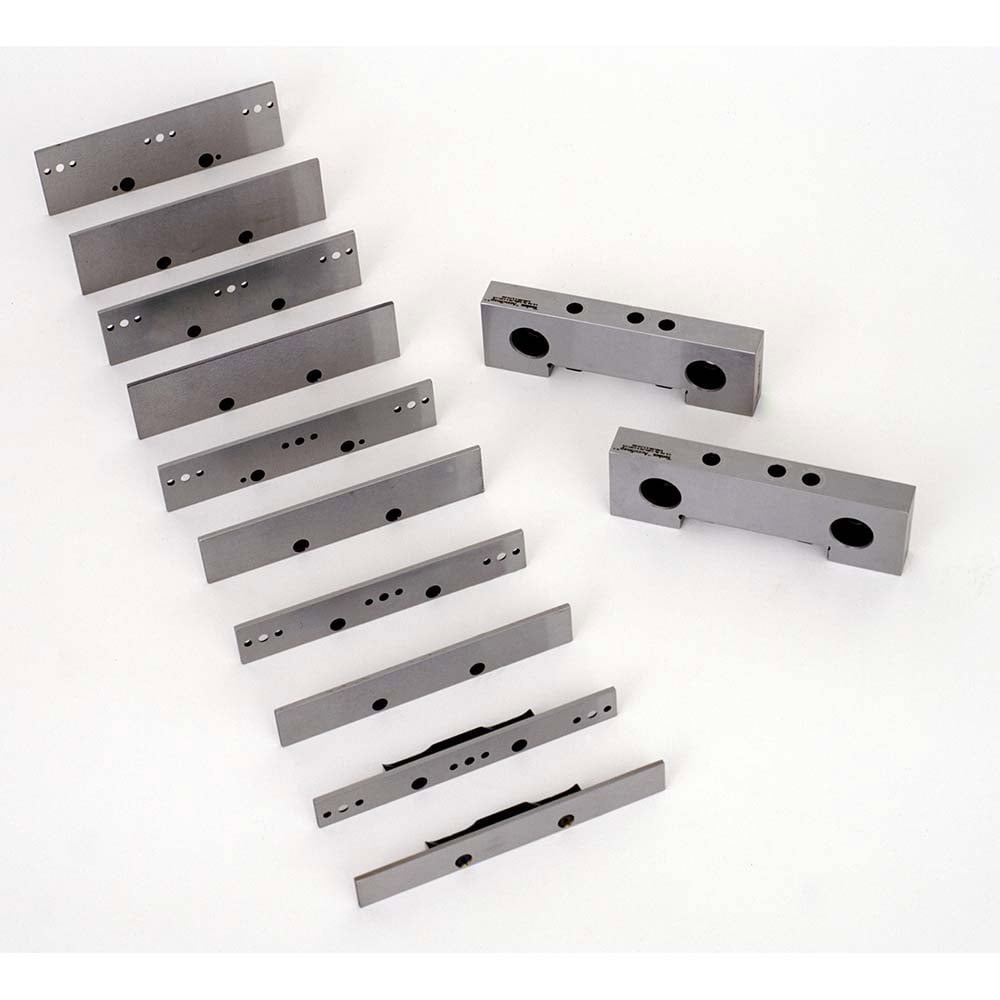 Vise Jaw Sets; Jaw Width (mm): 152.4; Jaw Width (Inch): 6; Set Type: Component Kit; Material: Steel; Vise Compatibility: 6