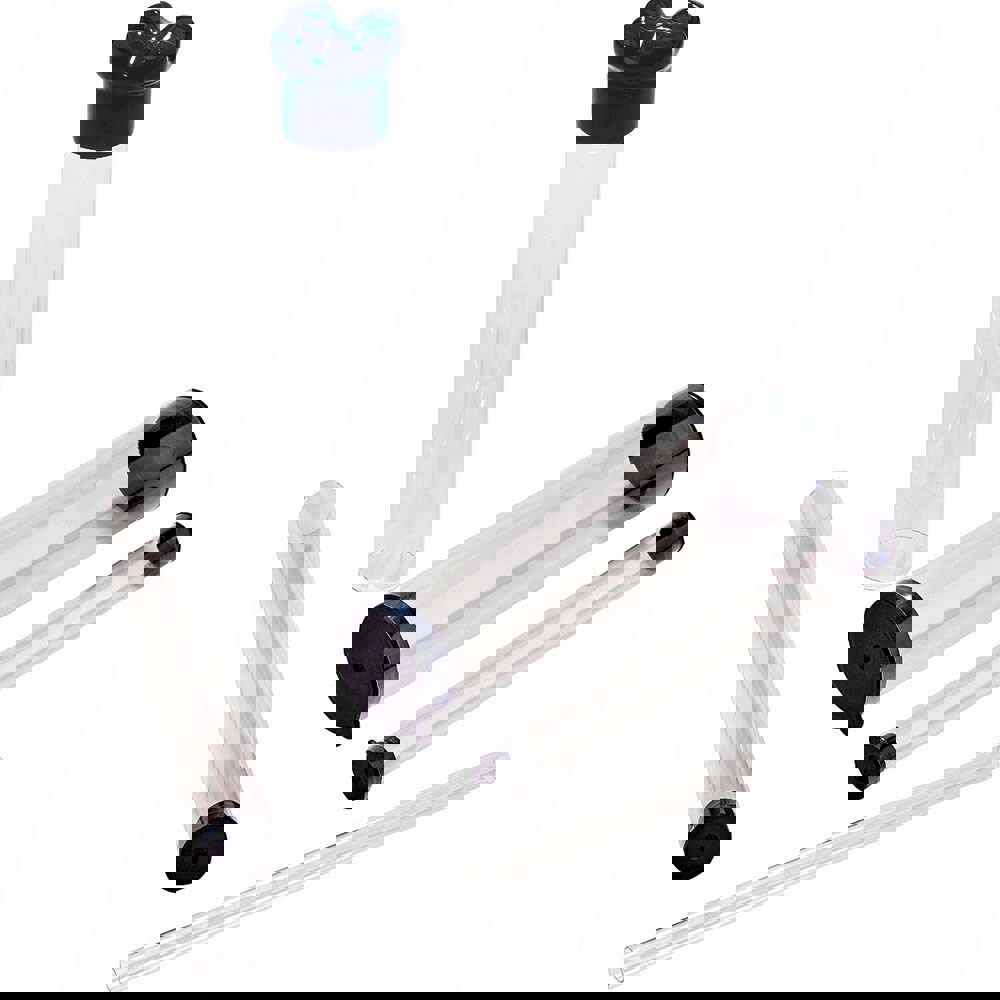 140 Qty 1 Pack Plastic Round Tube