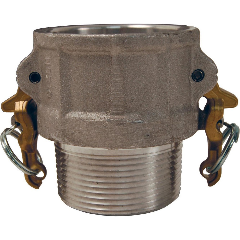 Suction & Discharge Hose Couplings; Type: Type B Coupler ; Coupling Type: Cam & Groove ; Coupling Descriptor: Boss-Lock Coupler x MNPT ; Material: Aluminum ; Coupler Size (Fractional Inch): 2 ; Thread Size: 2