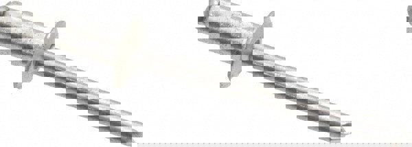 Open End Blind Rivet: Size 66, Dome Head, Aluminum Body, Aluminum Mandrel