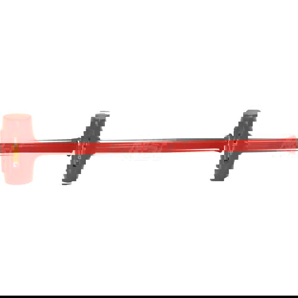 12 lb Polyurethane Dead Blow Hammer, Non-Sparking, Non-Marring 3-1/4 Face Diam, 8