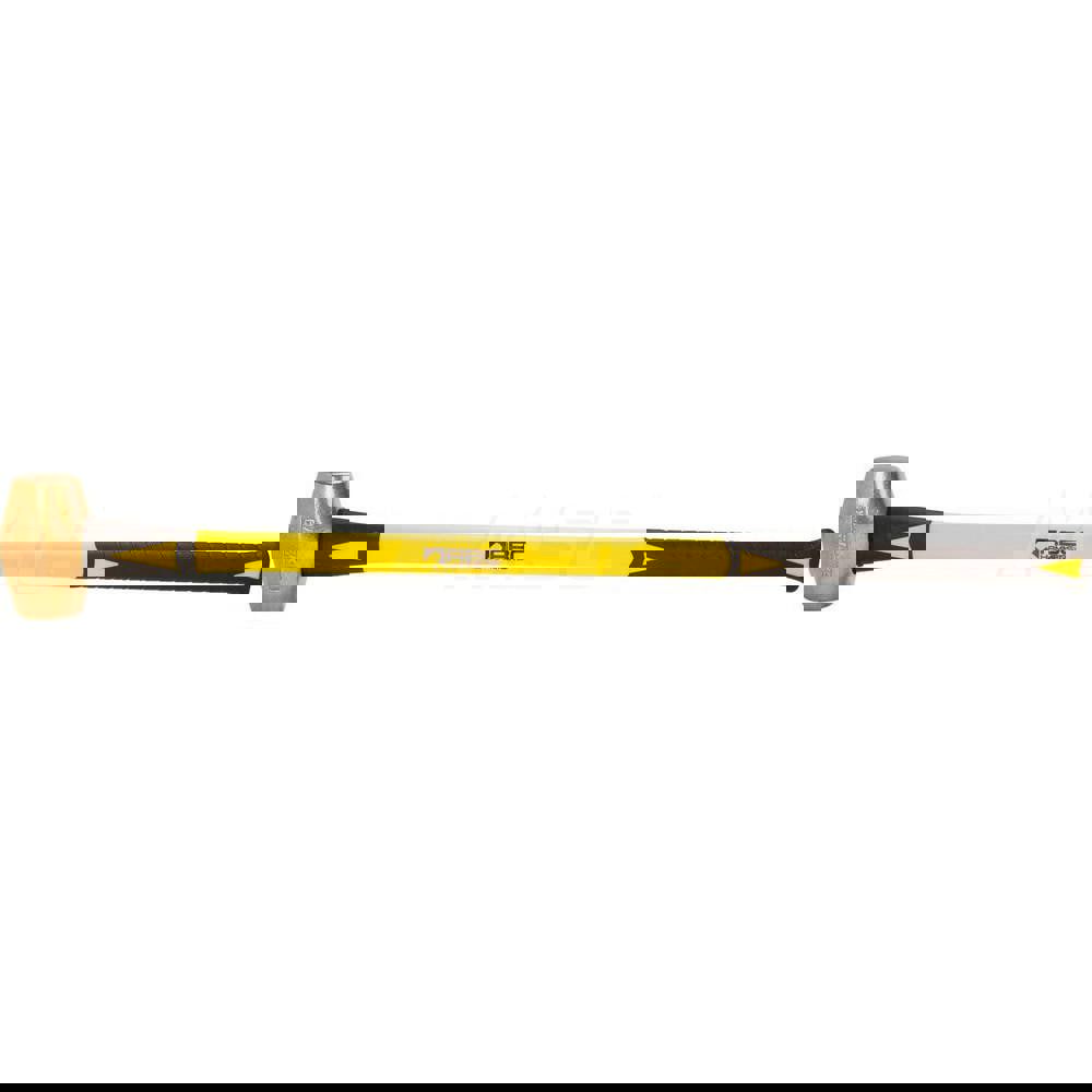 6 lb Brass Sledge Hammer, Non-Sparking, Non-Marring 2 Face Diam, 4-1/2 Head Length, 36 OAL, 33 Fiberglass Handle, Double Faced