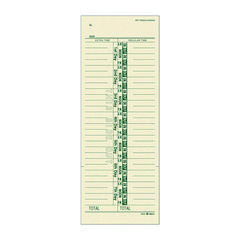 CARD,TIME,1-SIDED,200/PK