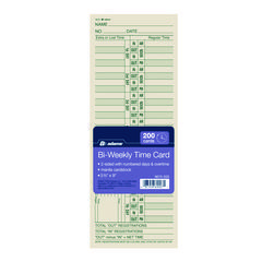 CARD,TM,BIWKLY,W/OT200/PK