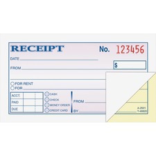 BOOK,MNY/RNT RCPT 2PT 50