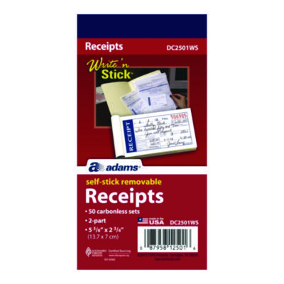BOOK,RENT RCPT,STCK,50/BK
