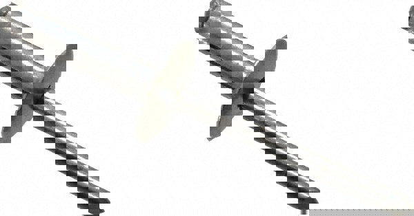 Tri Folding Blind Rivet: Size 625, Large Flange Head, Aluminum Body, Aluminum Mandrel