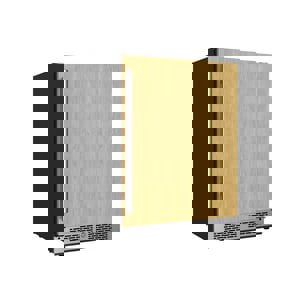 24 in. 149 Can Built-In Panel Ready Beverage Refrigerator with Solid Door