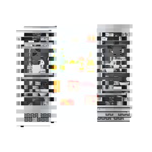 24 in. 5.7 cf Undercounter Beverage Cooler in Stainless Steel