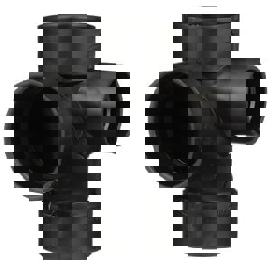 3X3X3X2 ABS DWV SAN TEE W/RH INL