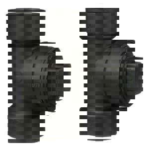 1-1/2 ABS DWV CO TEE W/PLUG