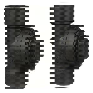 2 ABS DWV CO TEE W/PLUG