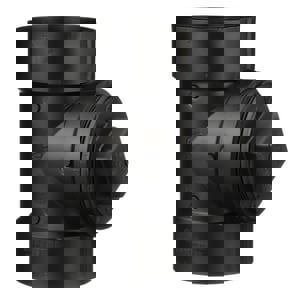 4 ABS DWV CO TEE W/PLUG