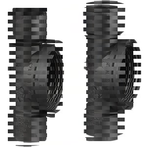 2 ABS DWV FLUSH CO TEE