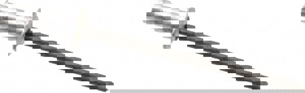 Closed End Sealing Blind Rivet: Size 43, Dome Head, Aluminum Body, Steel Mandrel