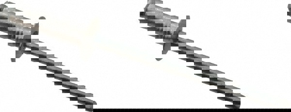 Open End Blind Rivet: Size 45, Dome Head, Aluminum Body, Steel Mandrel