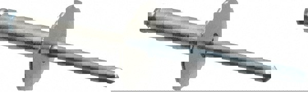 Open End Blind Rivet: Size 612, Large Flange Dome Head, Aluminum Body, Steel Mandrel