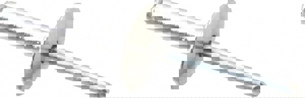 Open End Blind Rivet: Size 612, Large Flange Dome Head, Aluminum Body, Steel Mandrel