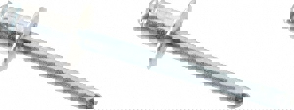 Open End Blind Rivet: Size 62, Dome Head, Aluminum Body, Steel Mandrel