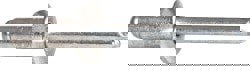 Open End Blind Rivet: Size 86, Dome Head, Aluminum Body, Steel Mandrel