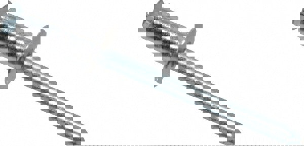 Peel Blind Rivet: Dome Head, Aluminum Body, Steel Mandrel