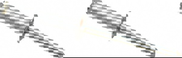 Peel Blind Rivet: Dome Head, Aluminum Body, Steel Mandrel