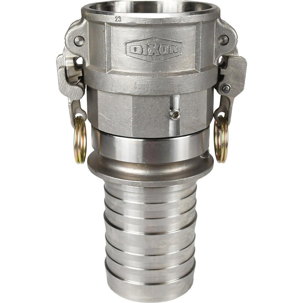 Suction & Discharge Hose Couplings; Type: Type C Coupler ; Coupling Type: Cam & Groove ; Coupling Descriptor: Swivel EZ Boss-Lock Coupler x Crimp Shank ; Material: Aluminum ; Coupler Size (Fractional Inch): 3 ; Thread Size: Non-Threaded
