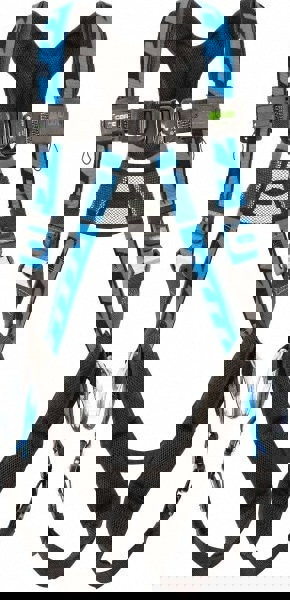 Fall Protection Harnesses: 400 Lb, AirCore Back and Side D-rings Style, Size 2X-Large & 3X-Large, Polyester