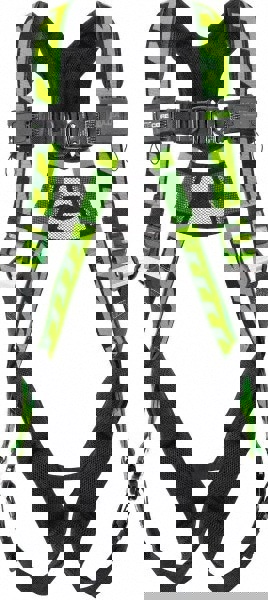 Fall Protection Harnesses: 400 Lb, AirCore Single D-ring Style, Size Universal, Polyester