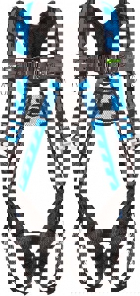 Fall Protection Harnesses: 400 Lb, AirCore Single D-ring Style, Size Universal, Polyester