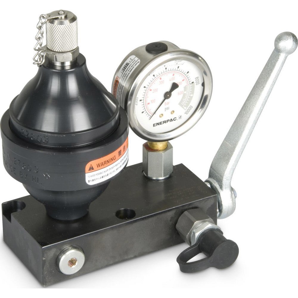 Diaphragm Accumulators; Charged: No ; Capacity: 0.900 ; Maximum Working Pressure: 5000.000 ; Diaphragm Material: NBR ; Overall Height: 3.94in ; Port Thread Size: 1/4 in